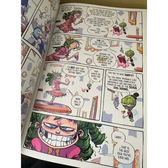 I Hate Fairyland Book One Skottie Young HC Deluxe Includes Variant Covers Script - Picture 7 of 16